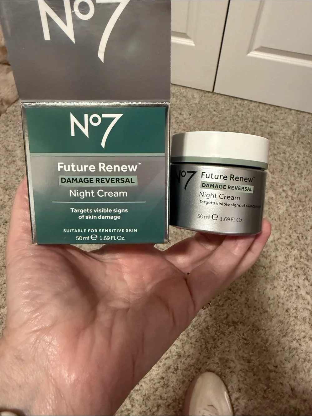 New in package No 7 future renew night cream Damage Reversal